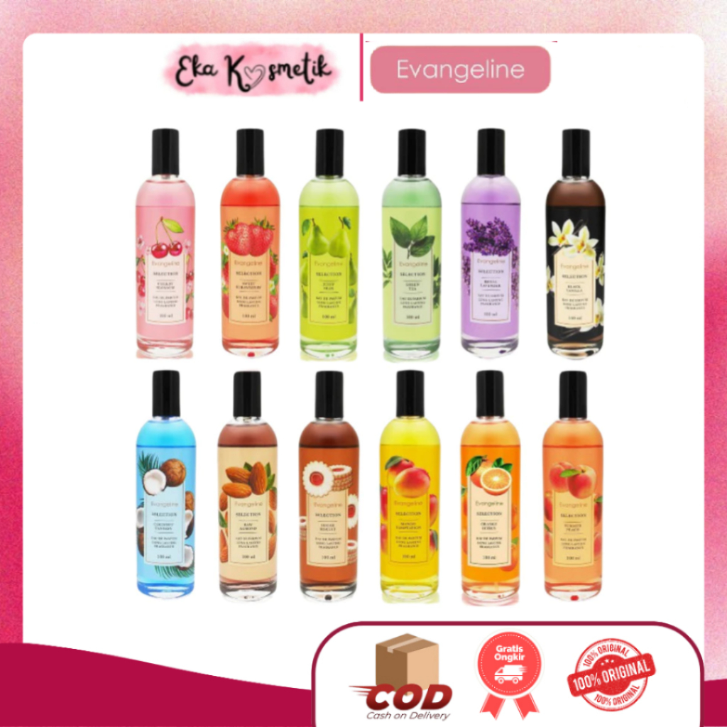 EVANGELINE Eau De Parfum Wanita 100ml Selections Series All Variant / EKA KOSMETIK