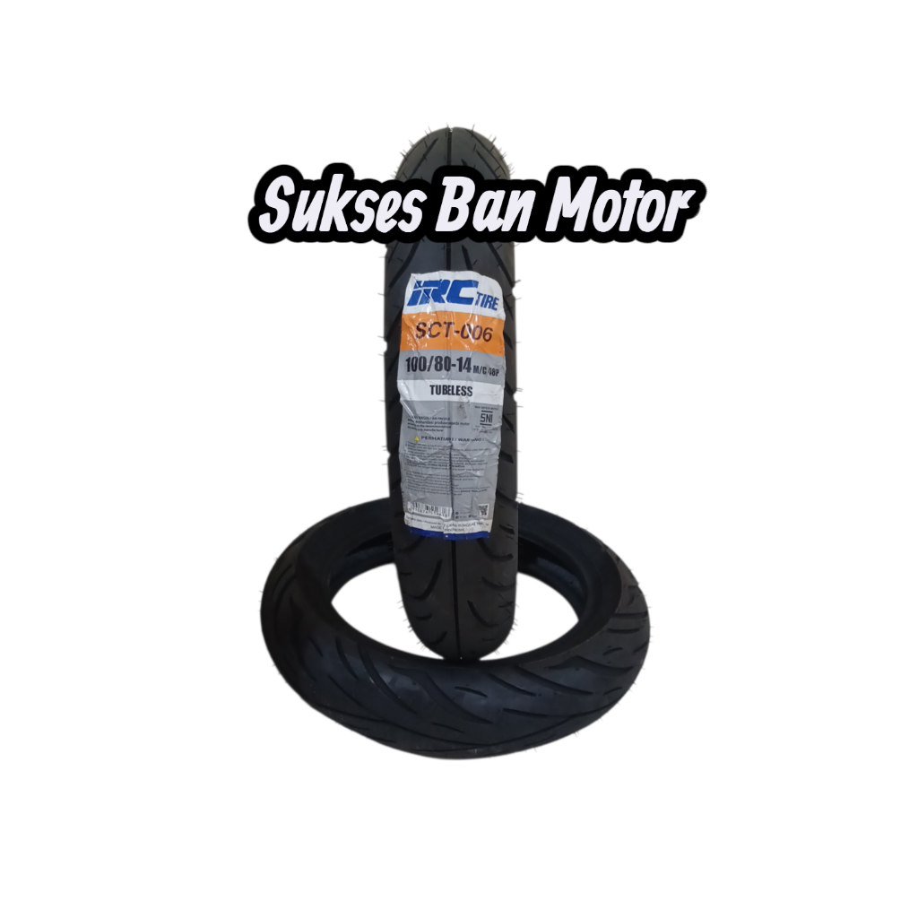 Ban IRC 100/80-14 SCT-006 Tubeless