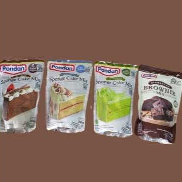 Pondan Sponge Cake & Brownie - BISA KUKUS & PANGGANG