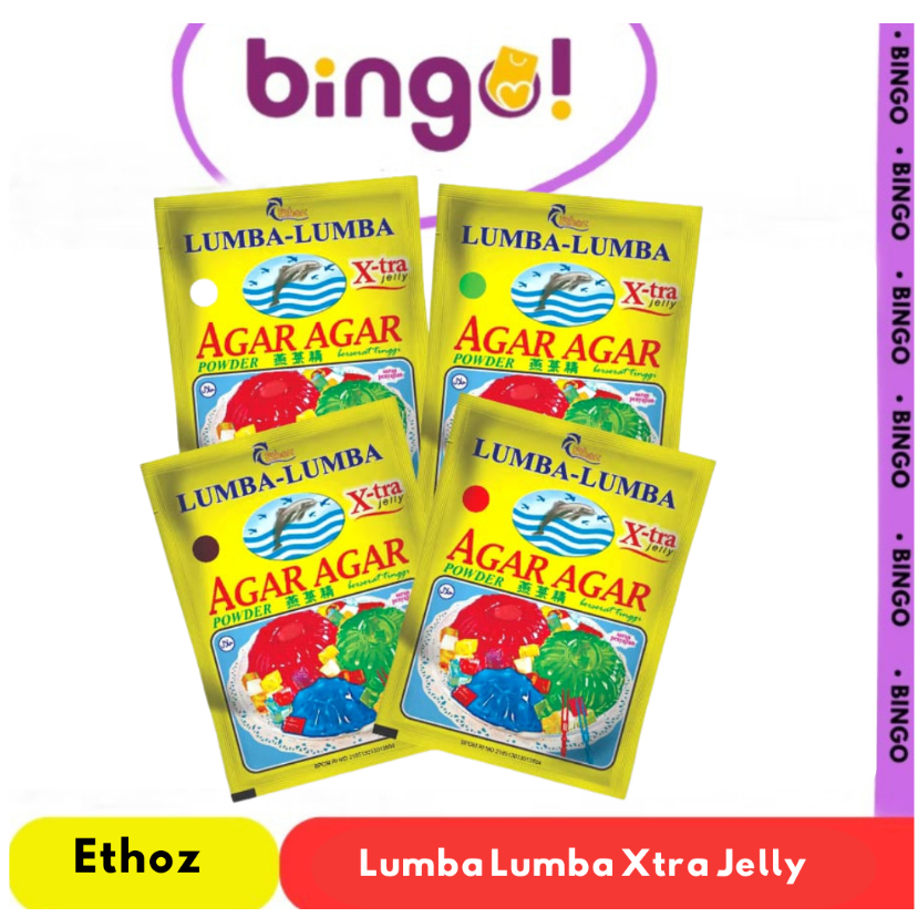 Ethoz Lumba Lumba Xtra Agar Powder Extra Jelly / Agar dan Jelly Bubuk 1 Box (Isi 12 pcs)
