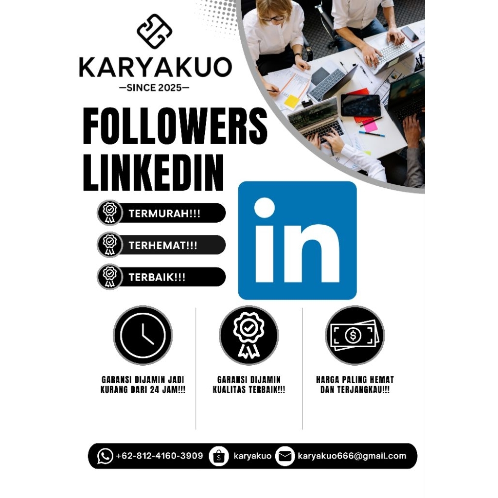 FOLLOWERS LINKEDIN TERMURAH