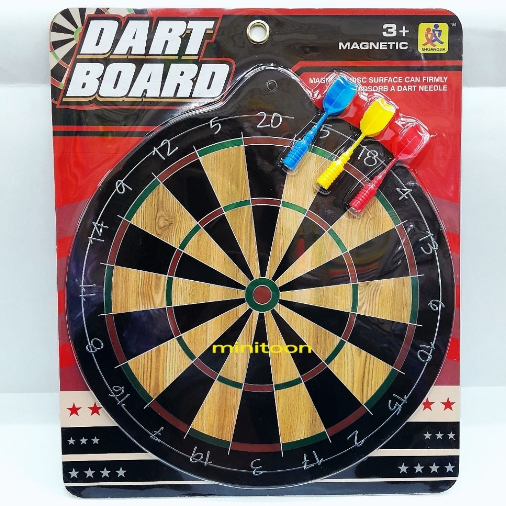 Magnetic DART BOARD GAME Mainan Dart Magnet Anak