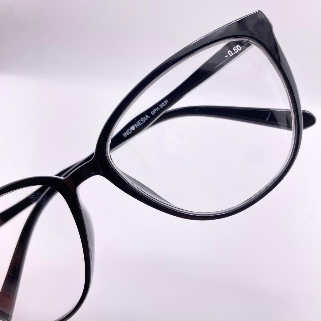 kacamata minus cat eye SPH 3031 frame cat eye wanita frame ringan