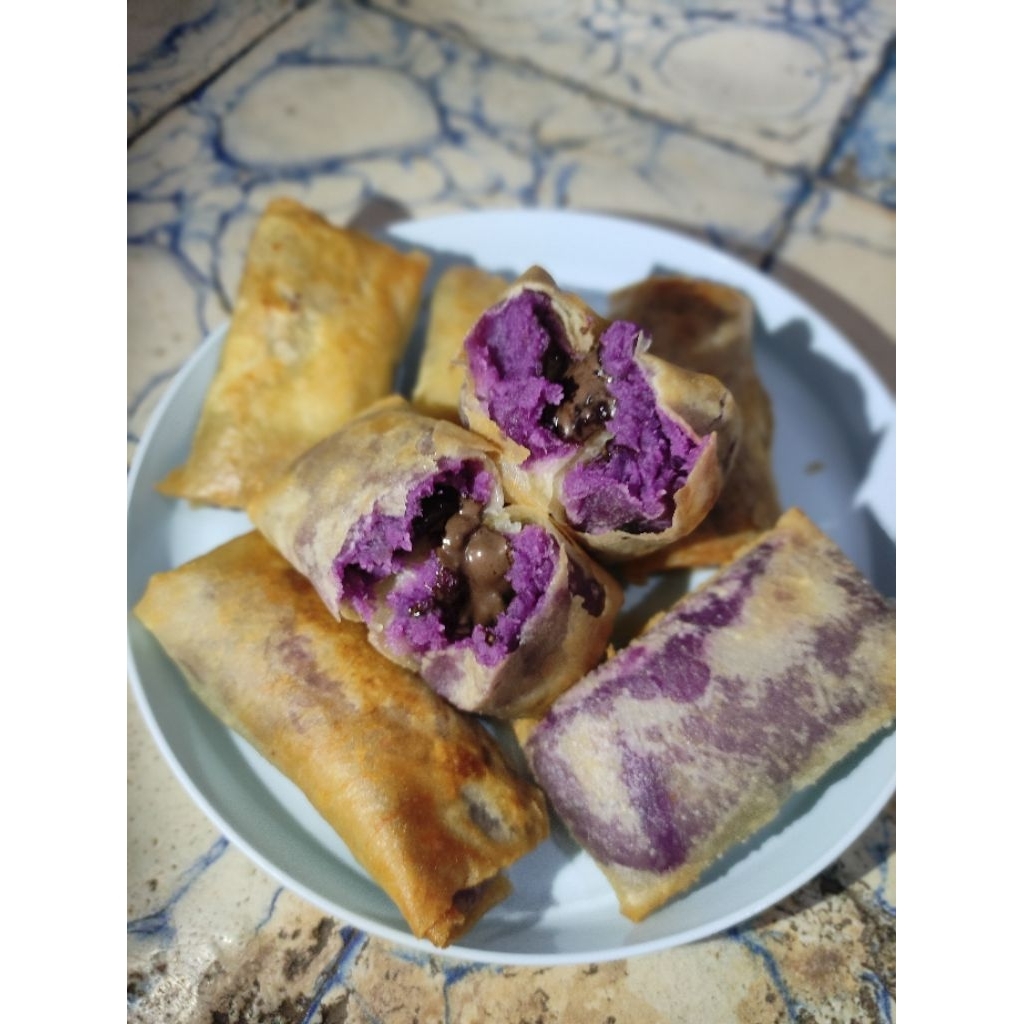 Lumpia ubi ungu lumer