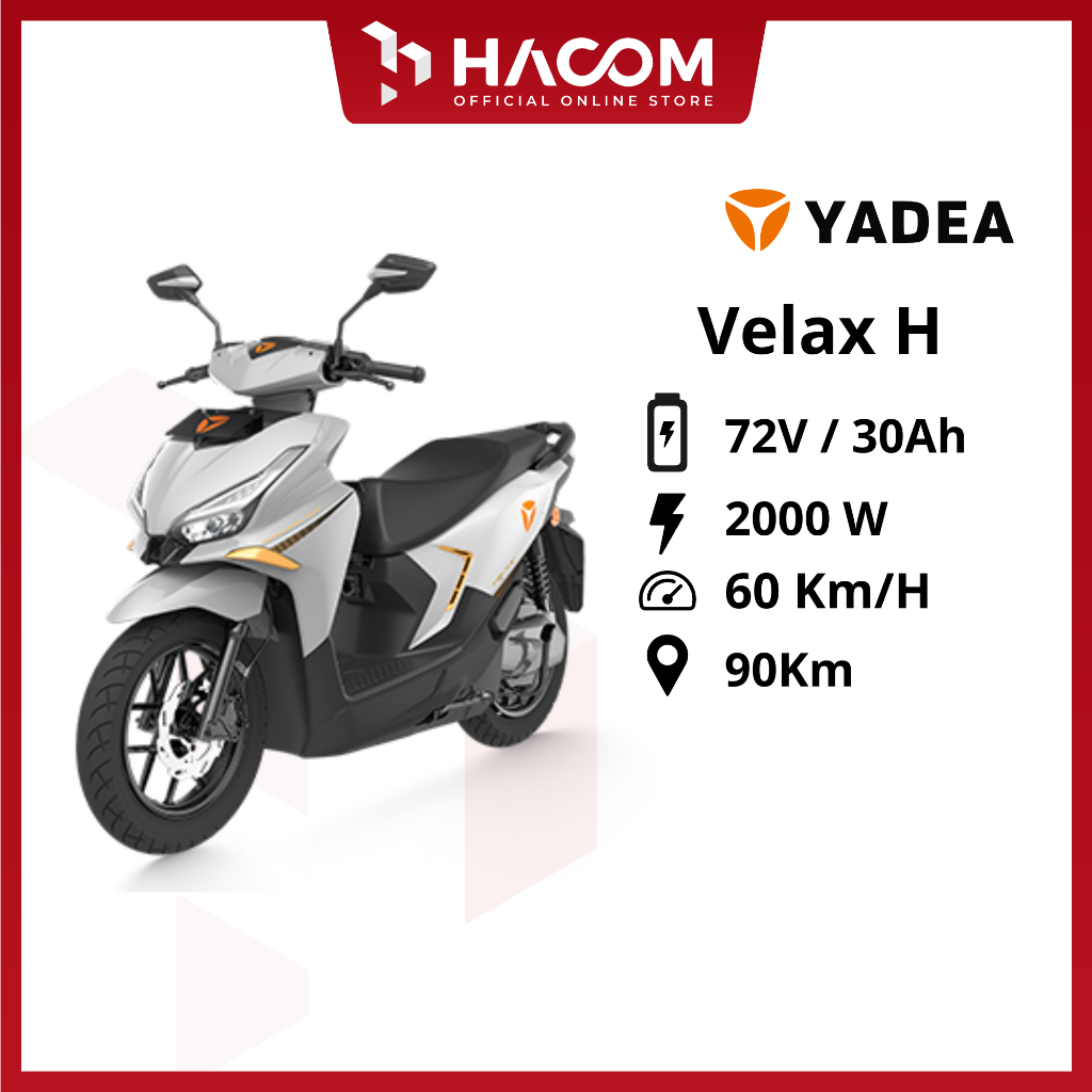 Yadea Motor Listrik Velax H Garansi Resmi Yadea 2 Tahun Anti Air