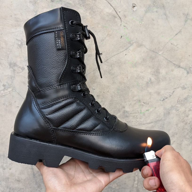 Caanggo - Sepatu PDL Kulit Model Terbaru PDL TNI POLRI SECURITY Original Caanggo