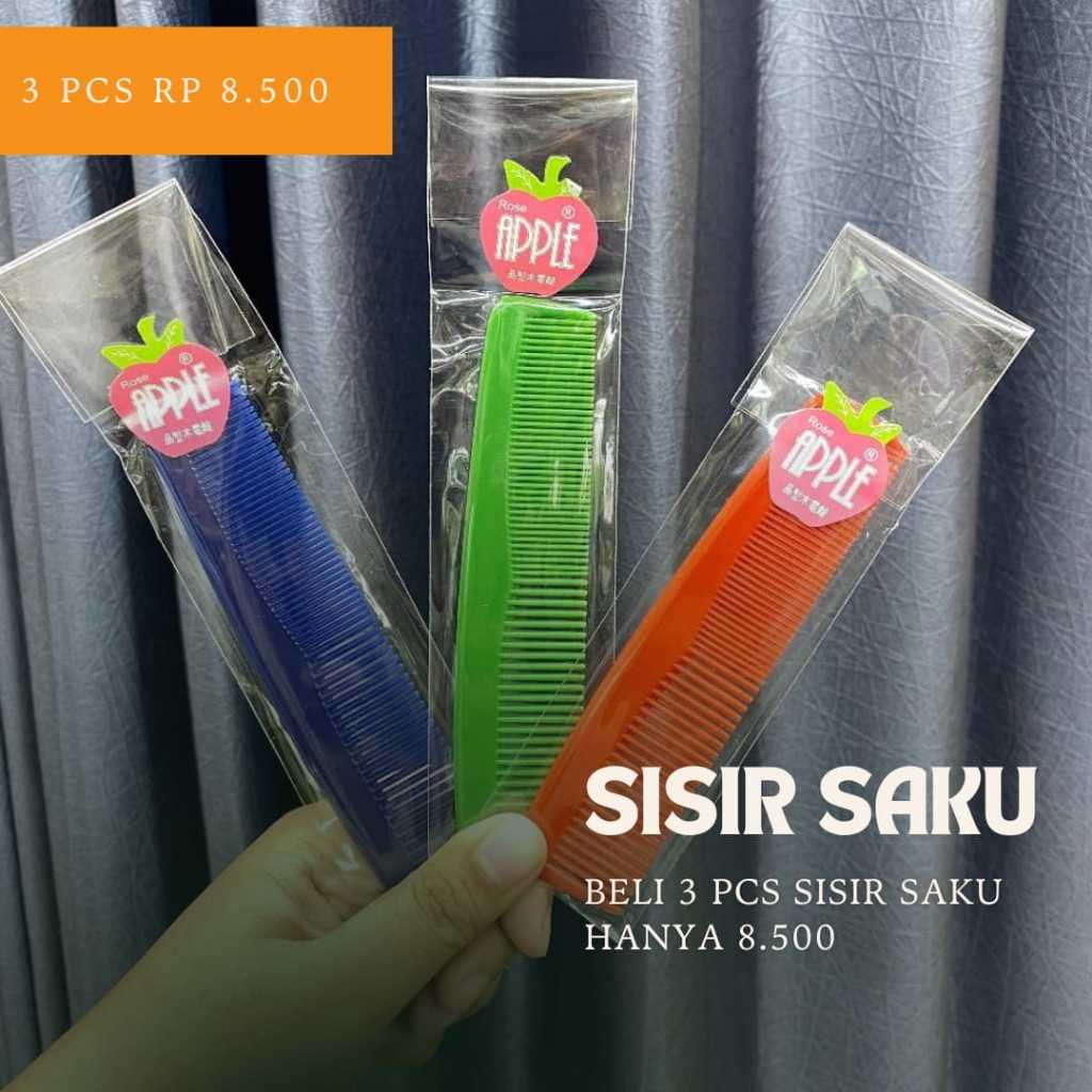 PGS SISIR SAKU / SISIR POMADE MINI / SISIR RAMBUT KECIL PRAKTIS / SISIR SOUVENIR / Sisir Pomade Pria