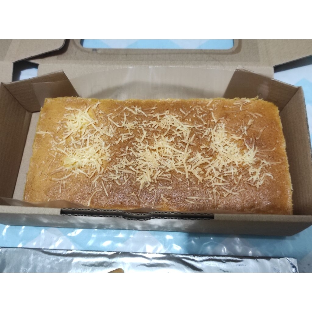 bolu tape keju, tape keju, bolu kecil 20x10