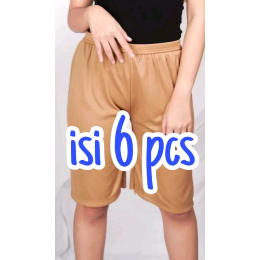 6PCS Celana Pendek Short Dewasa, strit dalaman wanita dewasa jumbo