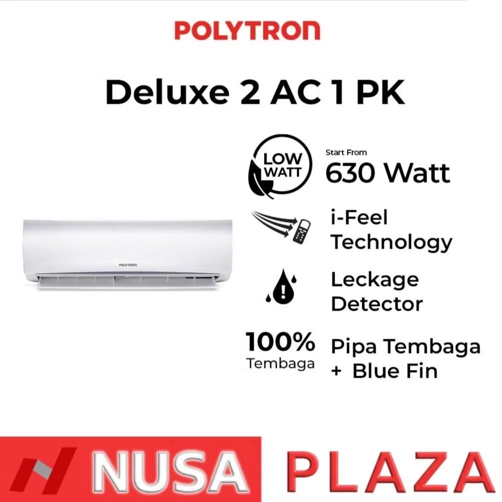 AC POLYTRON 1 PK PAC-09VH ANTI KARAT + SELF CLEANING (KHUSUS MEDAN)