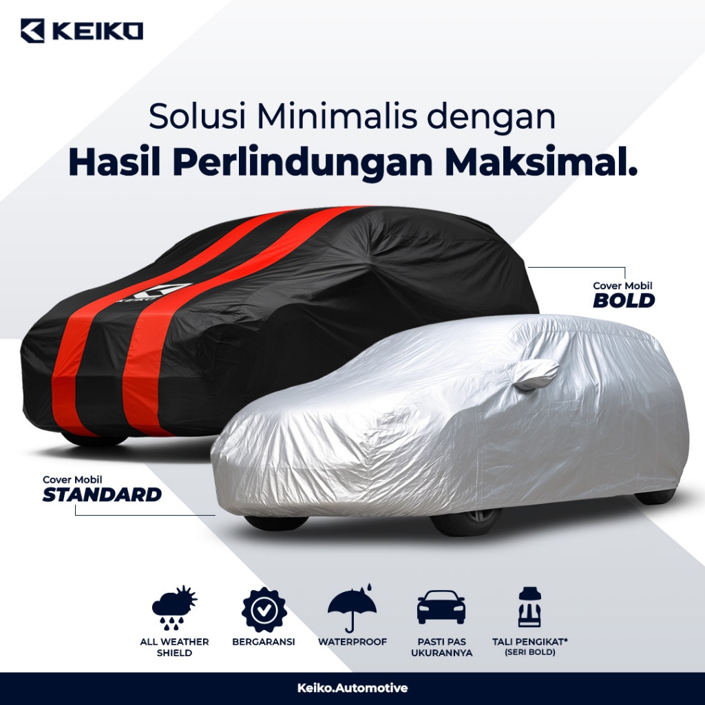 Cover Sarung Selimut Penutup Bold Warna Waterproof Semi Outdoor untuk Mobil Rush Terios Kijang Long 