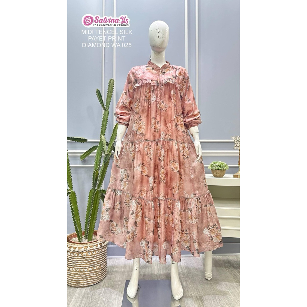 Gamis salvina tancel cemical(furing rayon)