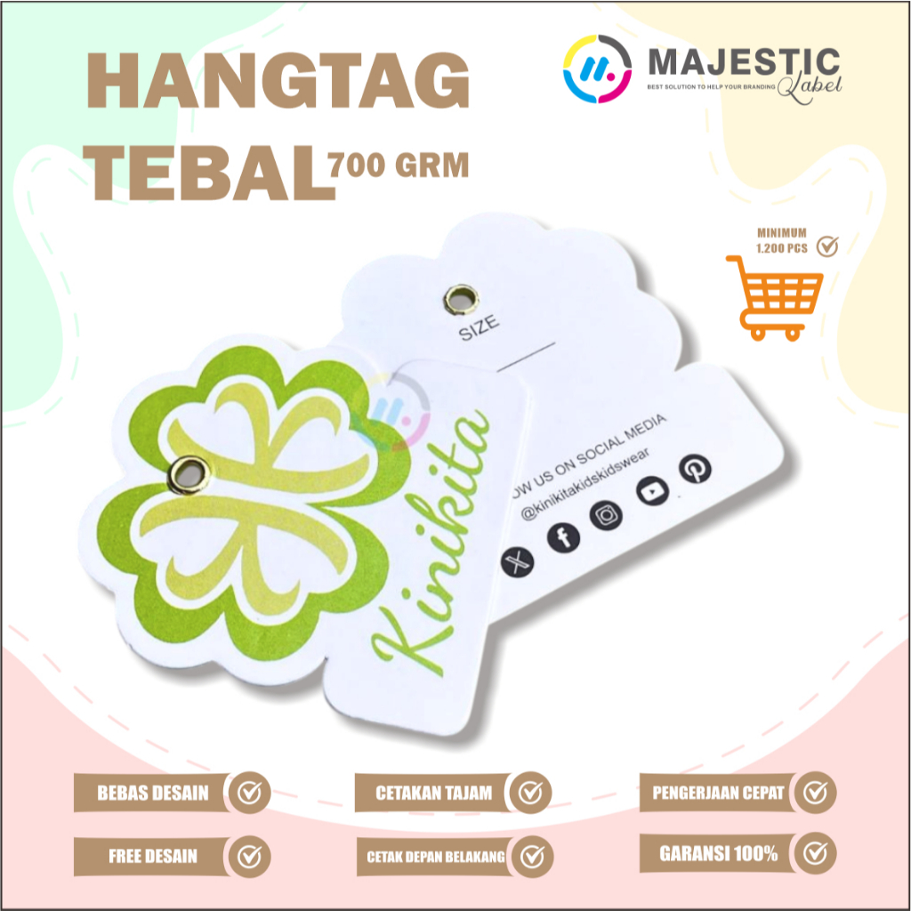 Hangtag Ivory 700 gsm – Hangtag Baju Premium Tebal
