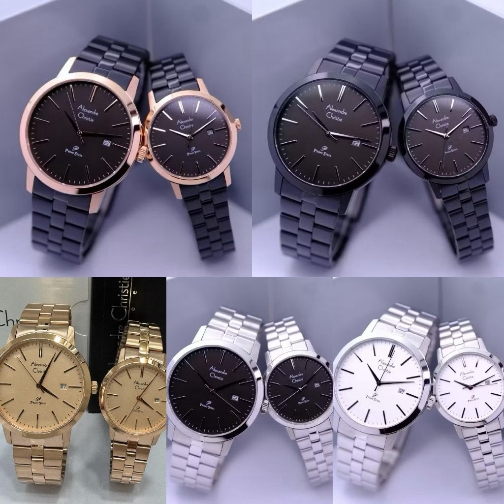 Jam Tangan Couple Alexandre Christie 1007 AC1007 AC 1007 [[ORIGINAL]]