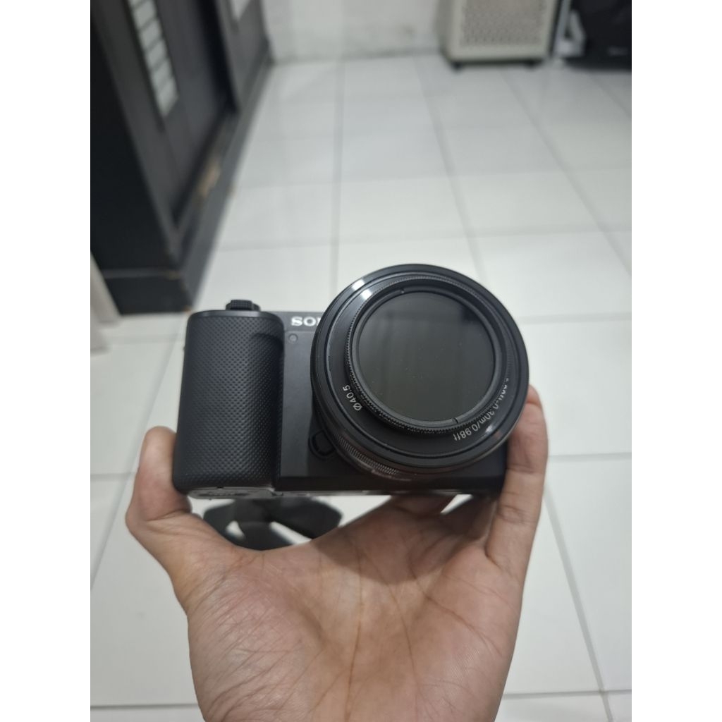 sony zv-e10 + lensa kit fullset box bekas second