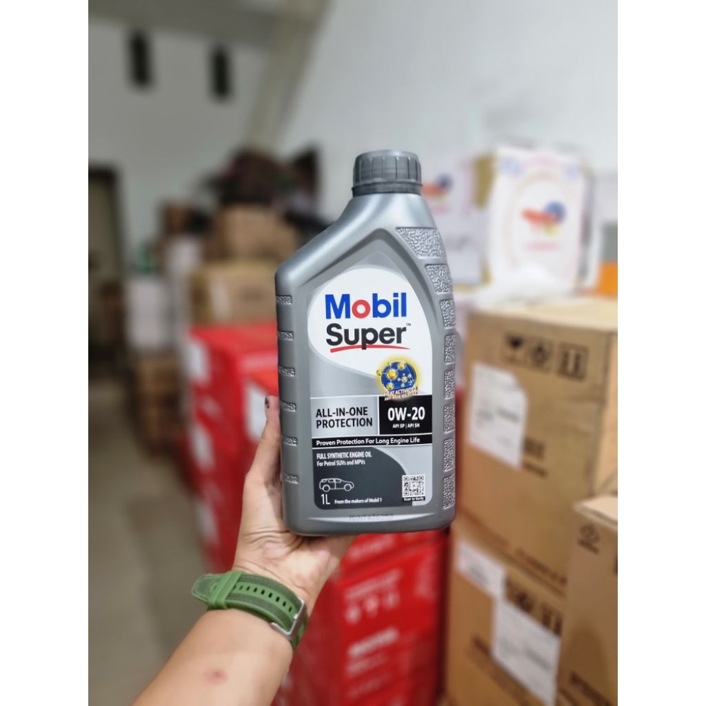 Oli mesin Mobil Super 0W-20 Sae 0W-20 1L