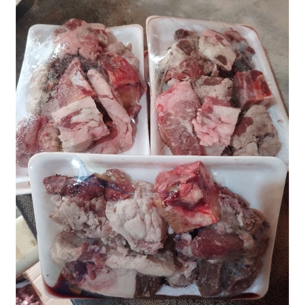 Tetelan Daging Sapi 500 gr Frozen