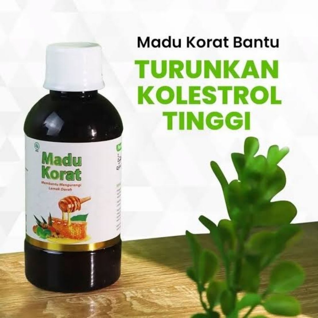MADU KORAT - Madu Herbal Bantu Mengatasi Kolesterol dan Asam Urat