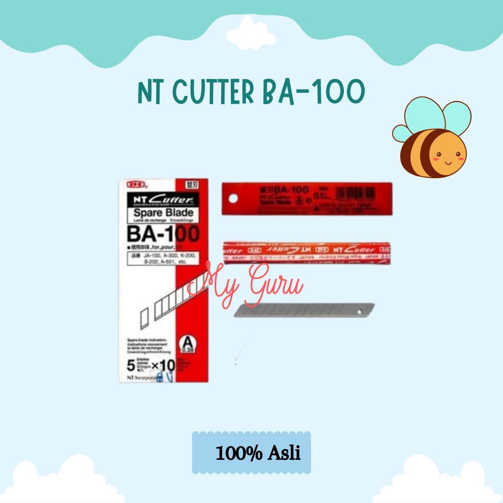 [TUBE] NT CUTTER SPARE BLADE BA-100 ISI CUTTER / REFILL CUTTER JAPAN