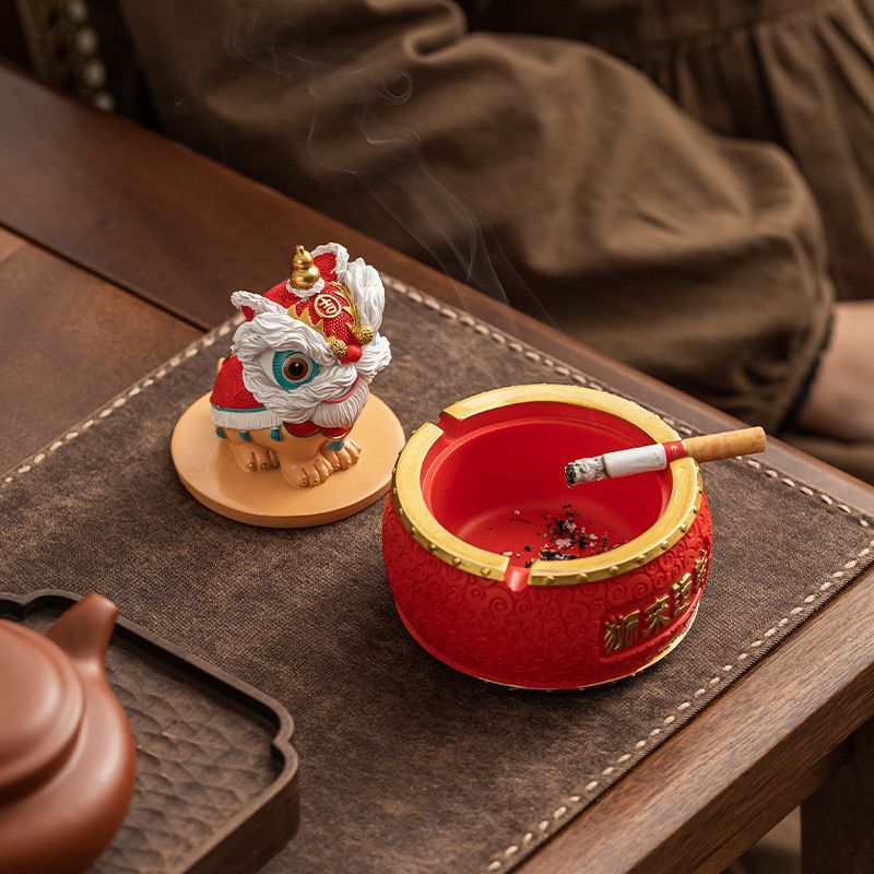 PT5902 Asbak Rokok Unik / Tempat Rokok Tambah Tutup Cantik / Tempat Rokok & Korek Cantik Viral