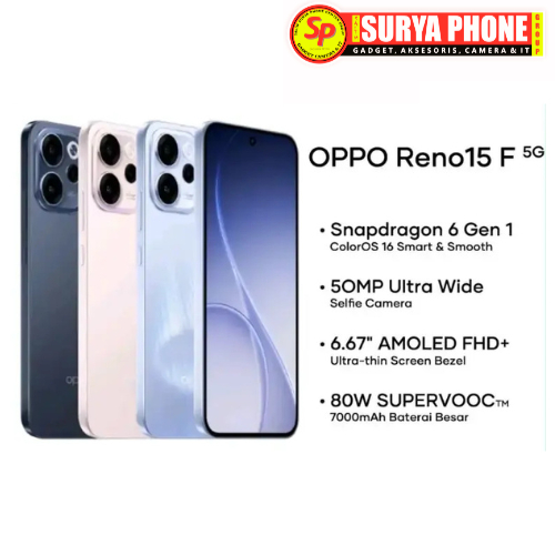 OPPO RENO 15F 5G RAM 8GB / 128GB