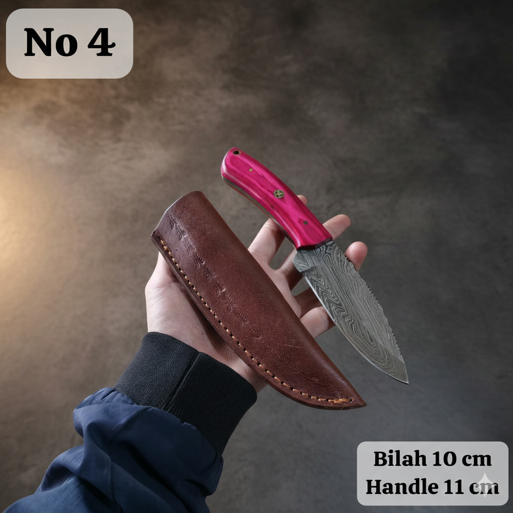 HK Pisau Dapur I Pisau Survival I Pisau Multifungsi I Pisau Damascus Original