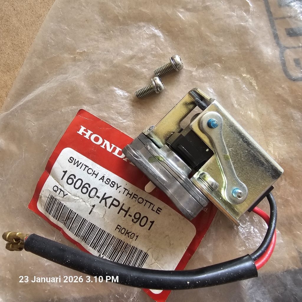 Switch assy throttle honda Supra X125. 16060-KPH-901