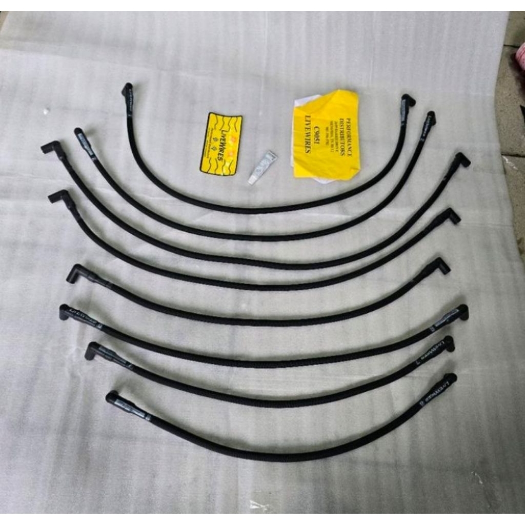 kabel busi livewires AMC 360 Chevy 350 V8 yang sudah pakai distributor HEI atau DUI
