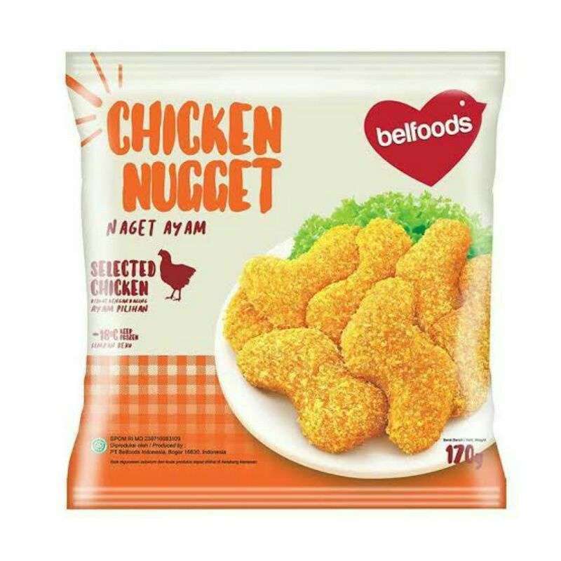 BELFOODS NUGGET AYAM 170GR (FROZEN FOOD)