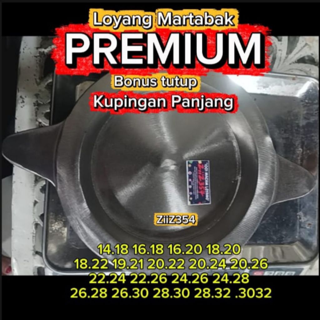 Loyang Martabak Manis PREMIUM kupingan panjang