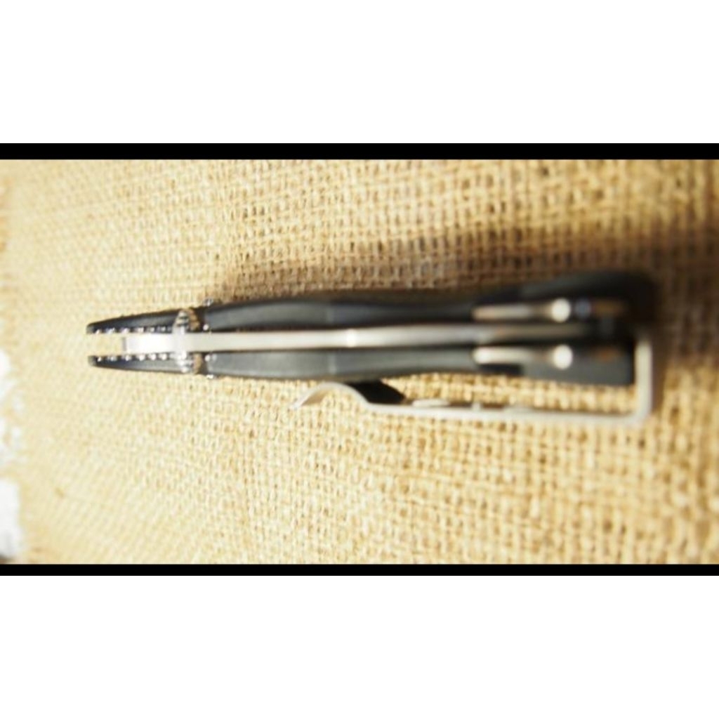 Pisau Lipat SOG Mini Vulcan Tanto San Mai