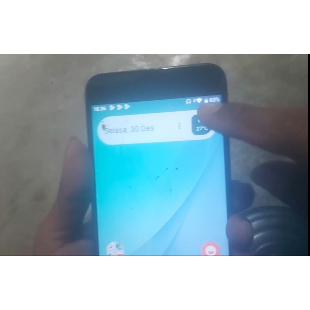 Xiomi Mi A1 (Mi 5x) Ram 4 Kondisi nyala baca depkripsi