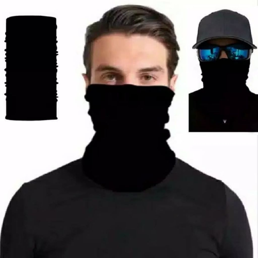 CUCI GUDANG Masker Buff Mulut Multifungsi - Untuk Bermotor/Bersepeda/Memancing/Mendaki Gunung