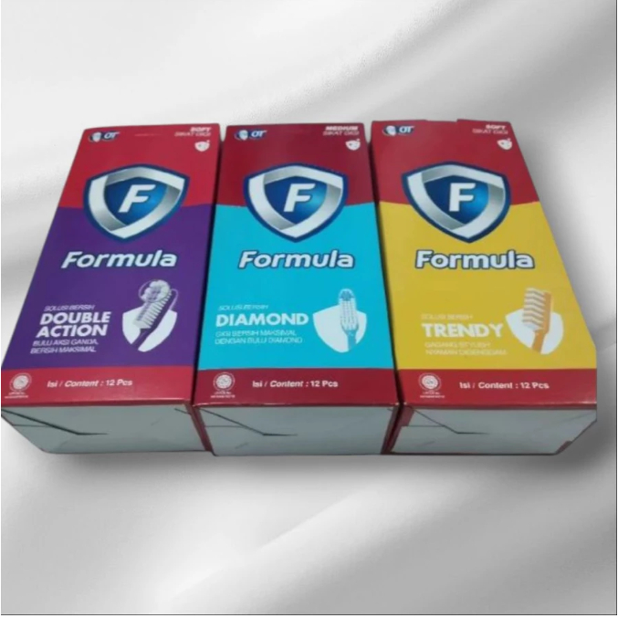 Sikat Gigi Formula Bok Isi 12pcs Grosir