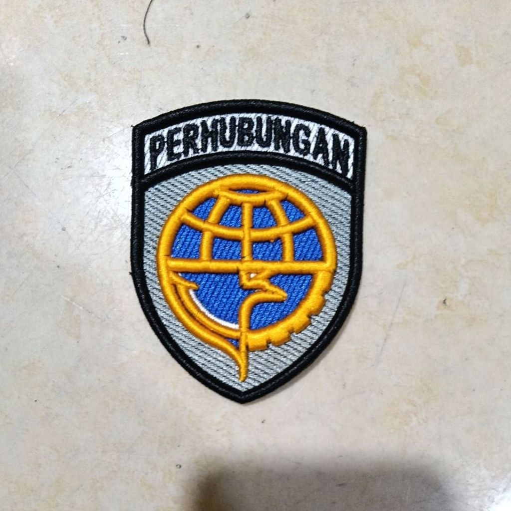 logo dishub bordir timbul