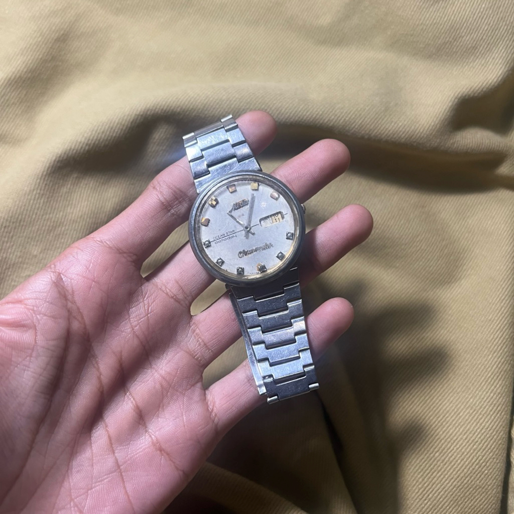 jam tangan mido commander bahan dataday vintage manual winding