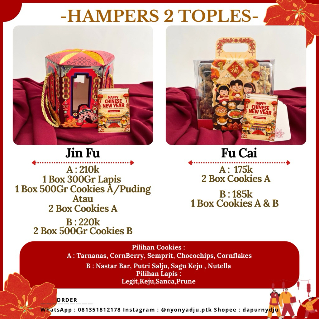 Hampers Imlek 2026 : Isi 2 | Hampers Imlek 2026 | Parsel Imlek 2026 | Hampers CNY 2026