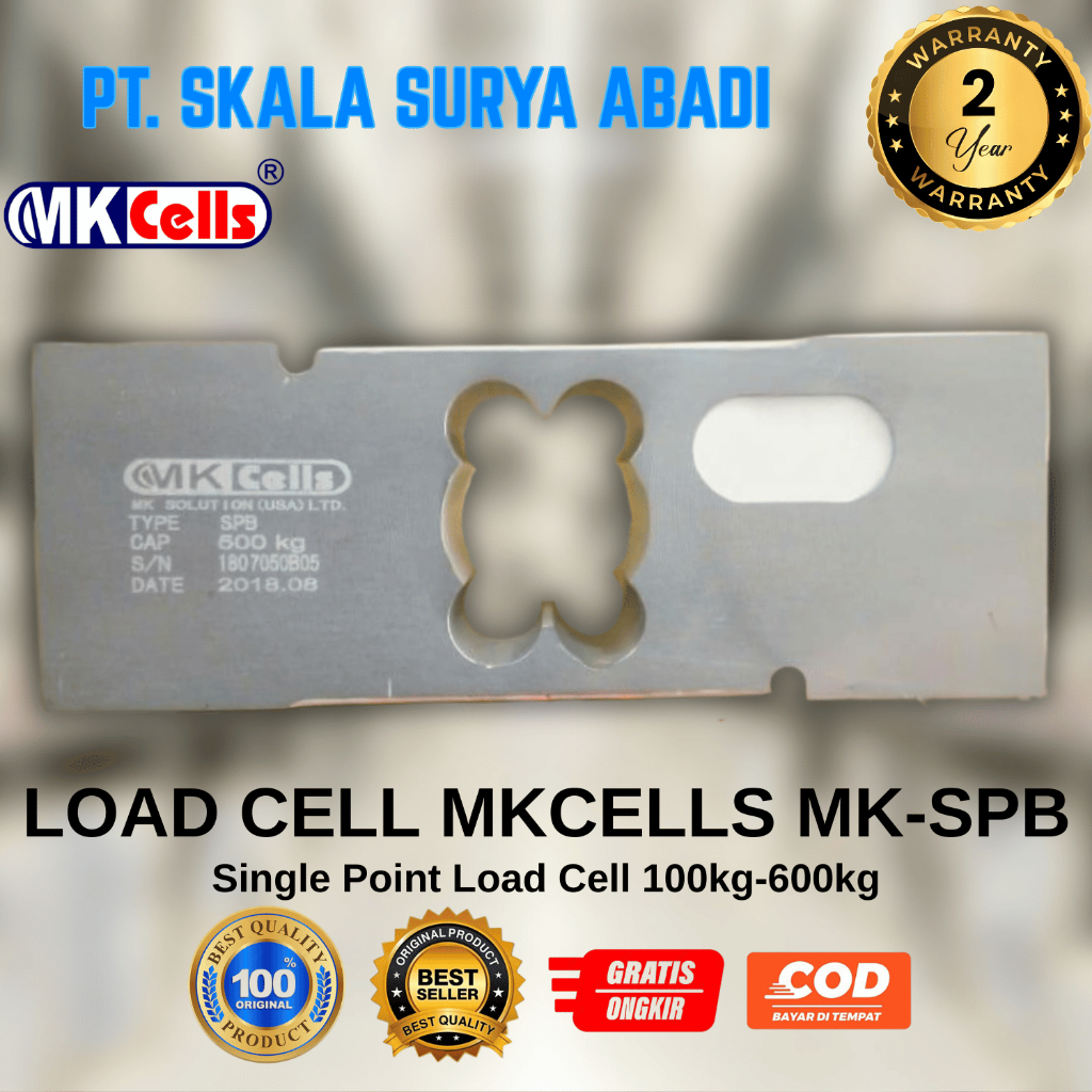 Load Cell MKCELLS  MK-SPB 100kg-600kg / Single Point Load Cell / Load Cell Timbangan