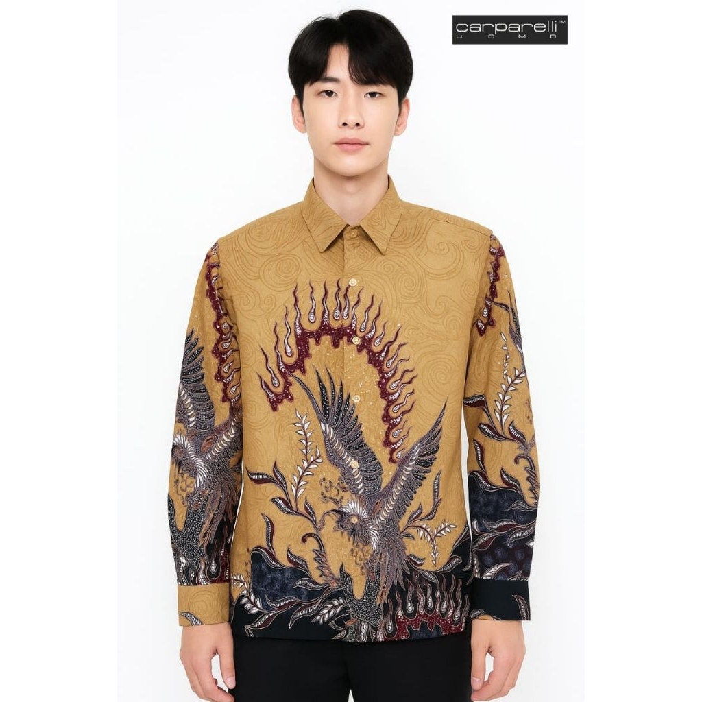 Kemeja Carparelli Batik Katun /Batik Katun panjang Pria