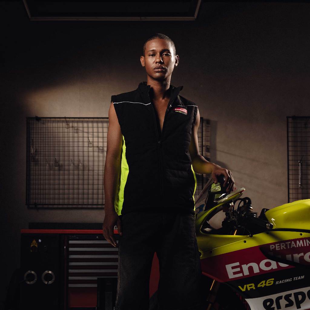 Erspo VR46 2025 Vest Racing Team Black Green