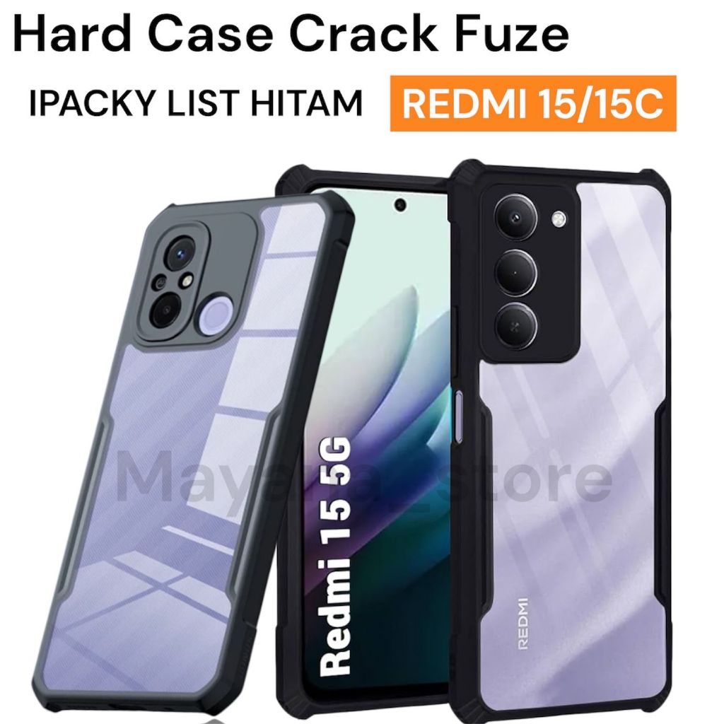 MY$-1 Hard Case Crack Fuze Ipacky Bening XIAOMI A5 Redmi 15 15C 14C 13 13C 13X 12 12C 10 10A 10C 9 9