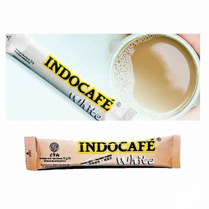 Indocafe white coffee no sugar isi 5 sachet