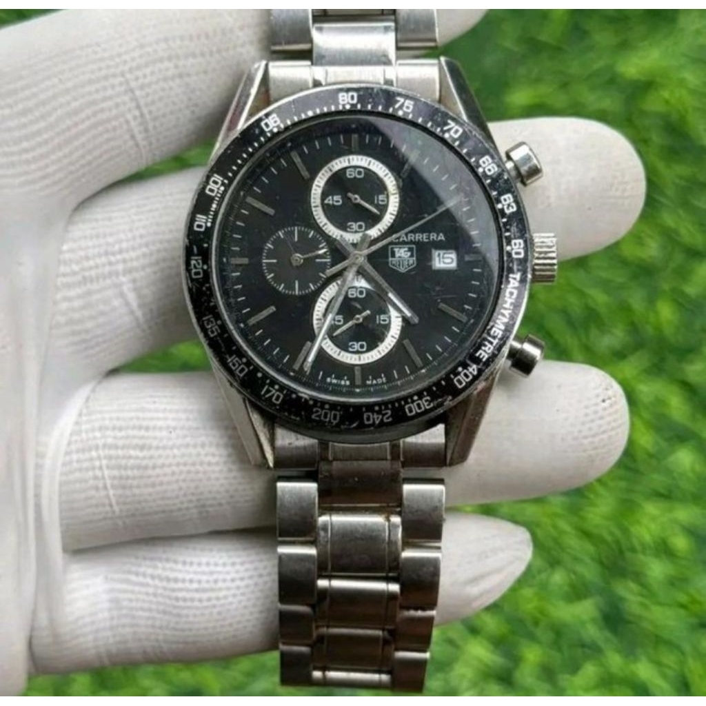 th chronograph military divers quartz carrera