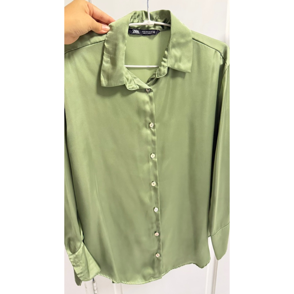 PL ZARA KEMEJA SATIN