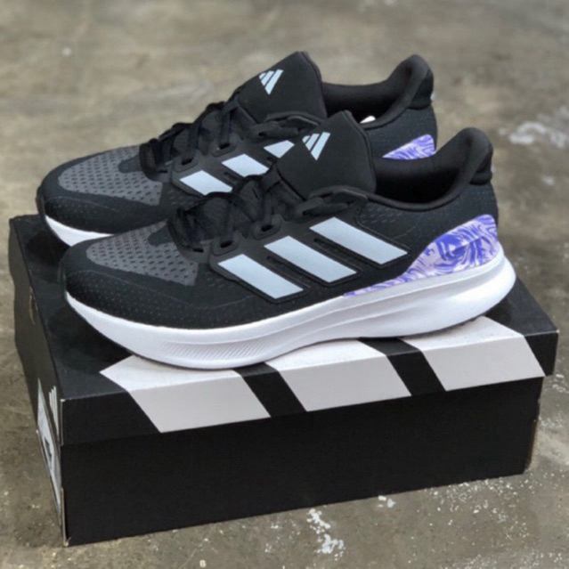 ADIDAS ULTRARUN 5 RUNNING CORE BLACK HALO BLUE 100% Original PT Adidas Indonesia