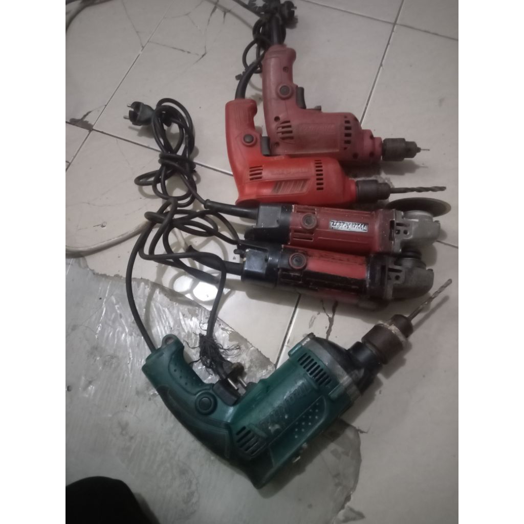 bor makita dan gerinda maktek