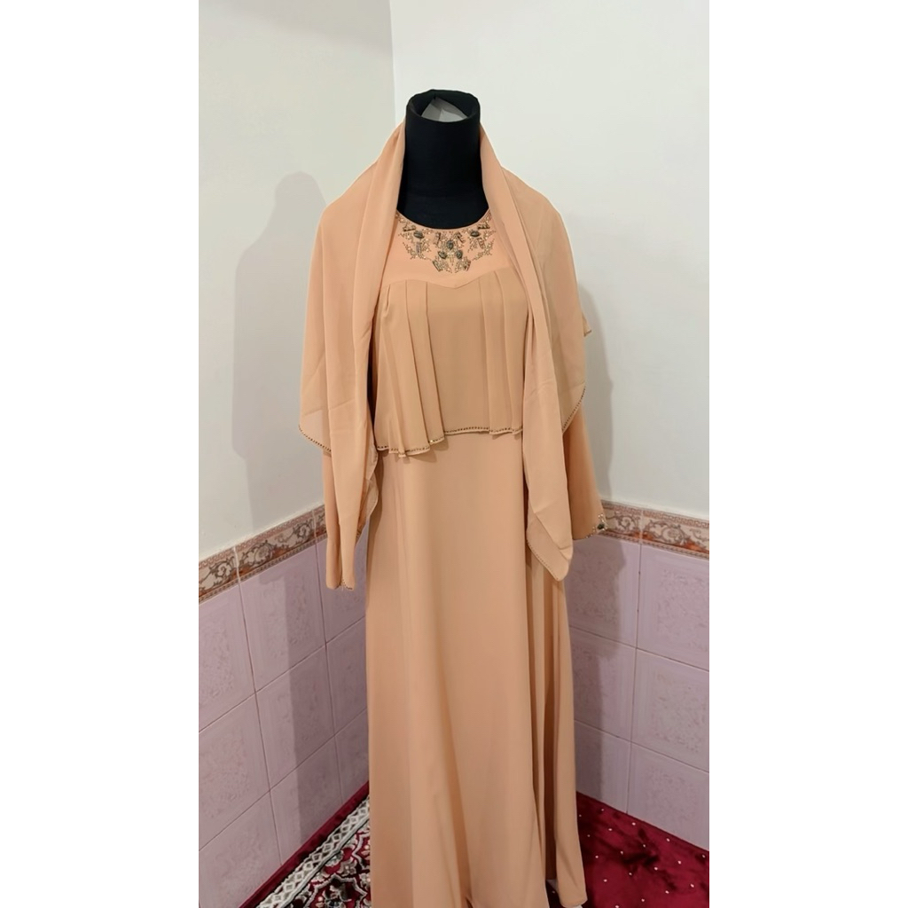abaya hikmat ukuran s NEW