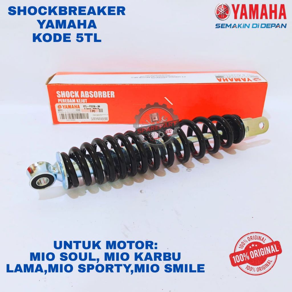 SHOCKBREAKER YAMAHA ORIGINAL KODE 5TL MIO, SHOCKBREAKER MIO SOUL, SHOCKBREAKER MIO KARBU LAMA, SHOCK