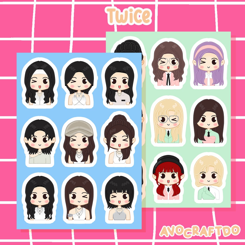 [ AVOCRAFTDO ] Sticker Kpop Twice Scientist This is For die cut