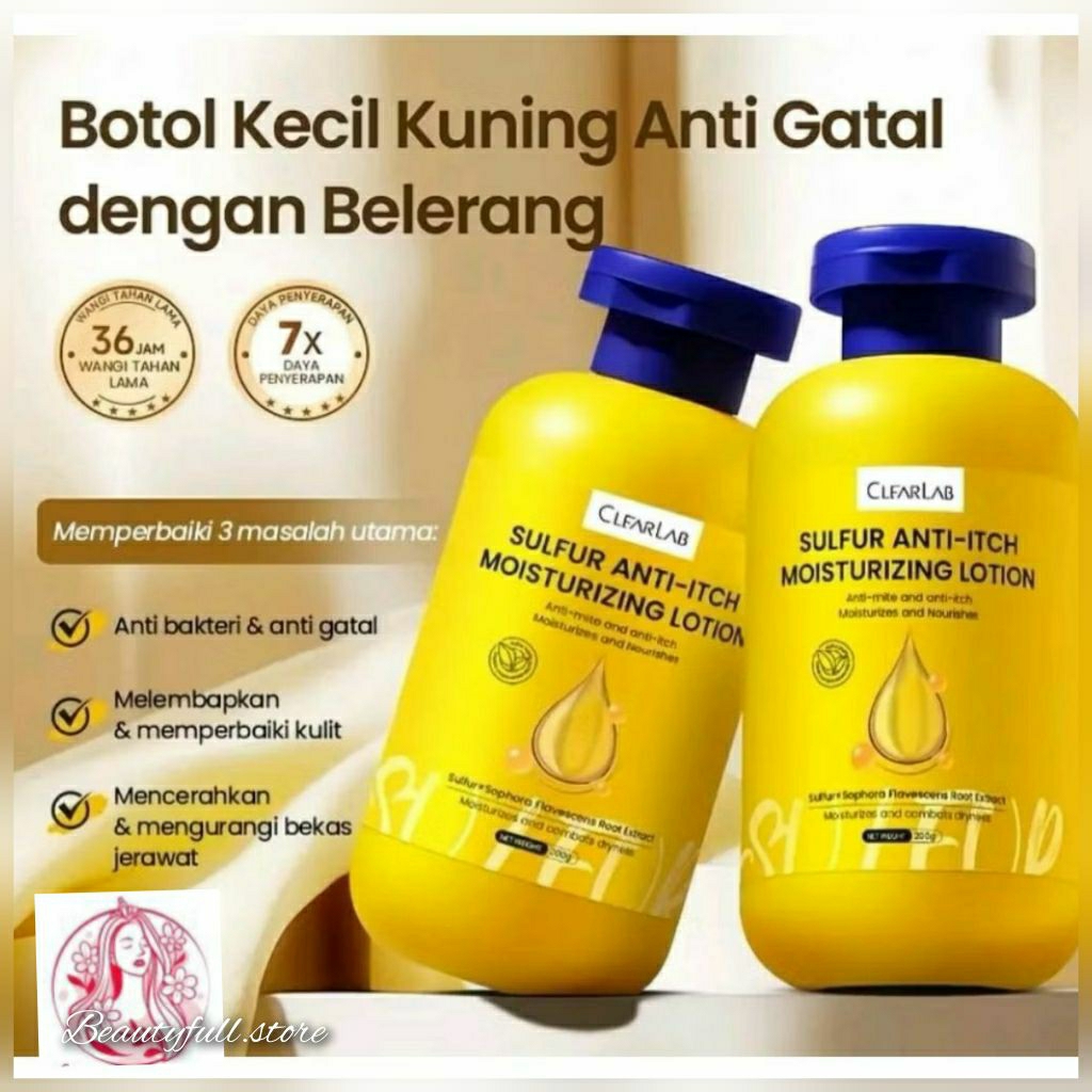 CLEARLAB MOISTURIZING BODY LOTION ATASI KULIT KERING BODY LOTION PEMUTIH